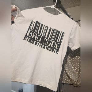 NEW Bar code graphic youth shirt